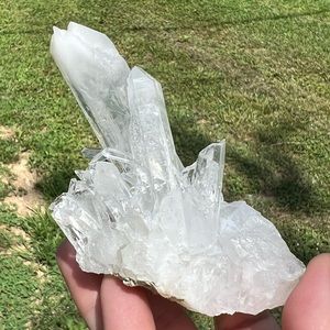 Colombian blue smoke Quartz cluster